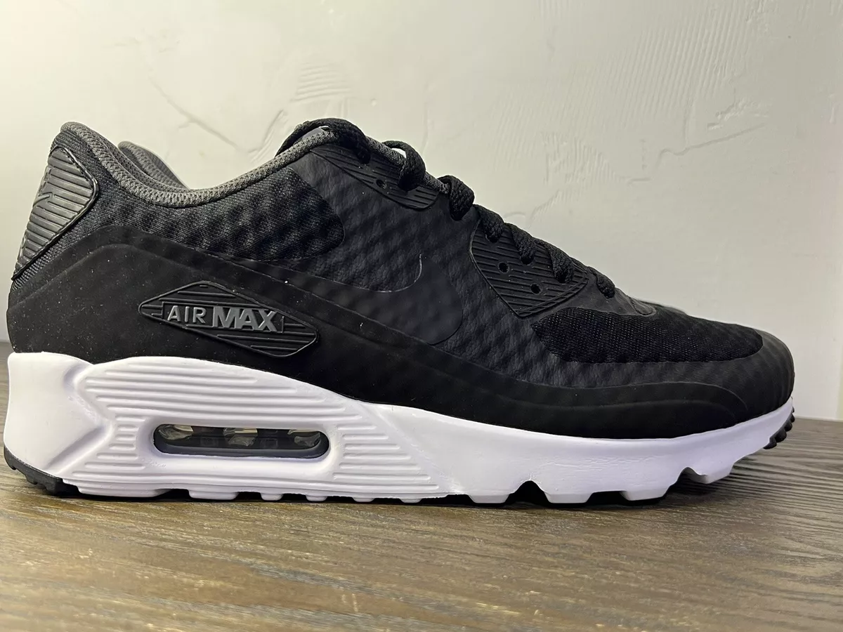 Air max 90 essential top ultra black grey mens trainers