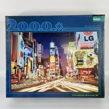 Times Square, New York, NY Jigsaw Puzzle Buffalo Games 2000 Pieces Made in USA