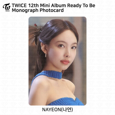 TWICE 12th Mini Album Ready To Be MONOGRAPH Photocard KPOP K-POP