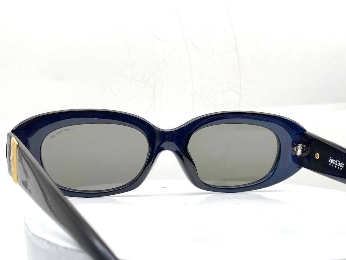 RARE vintage saint clair Paris square-frame sunglasses Epoxy SC