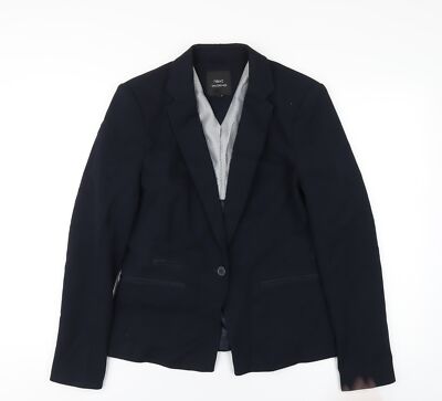 NEXT Damen blau Polyester Jacke Blazer Größe 10