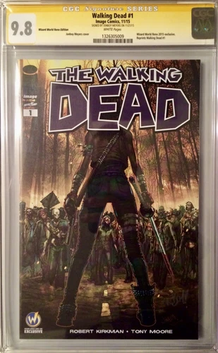 Walking Dead #1 Wizard World Reno Edition SS CGC 9.8 Signed by Jonboy Meyers HTF