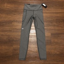 Under Armour Women's Heatgear High Rise Full Length Legging Gray Size Small