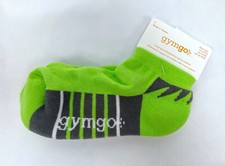 Gymboree Gymgo Athletic Socks Green Low Cut Girl Boy Shoe Size 11-12, 13-2