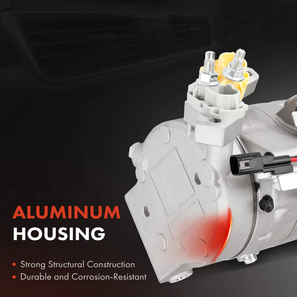 1x A/C AC Compressor for Ford Ranger 2017-2018 L4 2.2L L4 2.5L L5 3.2L 7-Groove - Image 4 of 4