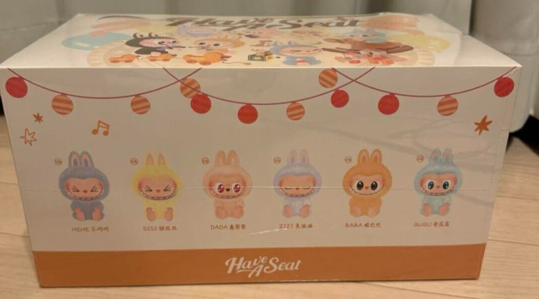 LABUBU THE MONSTERS Have a Seat Series Plush Toy POP MART 6 LABUBU THE MONSTERS Have a Seat Series Plush Toy POP MART 6