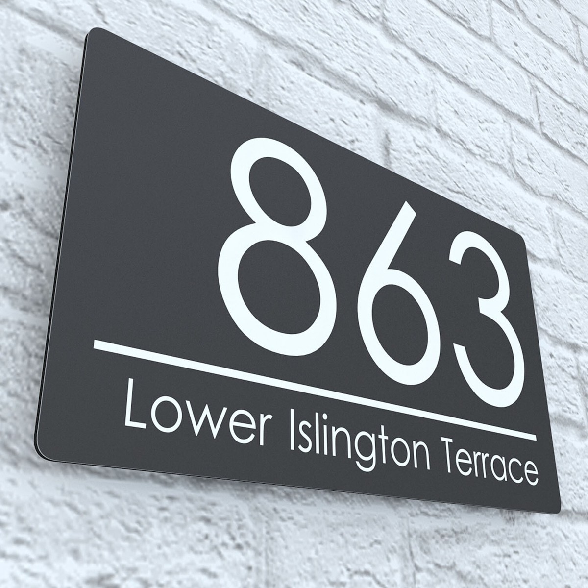 Targa Fuoriporta Grande 25x14,5 Cm Con Incisione Personalizzata Targhetta Per Porta In Laminato Plastico 8390183160946 - Foto 11