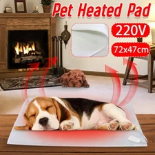 47x72cm Pet Heating Pad Cat Dog Electric Heat Mat Heated Bed Puppy Whelping Pads