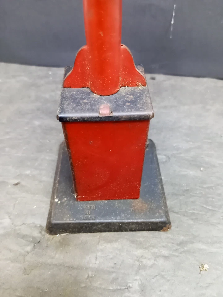 ❤️ Marx Postwar O Scale Automatic Block Signal--Red & Black (B26) No Lights - Image 3 of 4