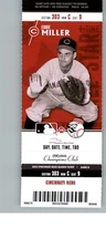  Cincinnati Reds Full Ticket - Eddie Miller