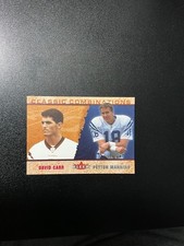 2002 Fleer Tradition Classic Combinations #19 Peyton Manning/David Carr