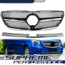 K&uuml;hlergrill Grill Diamantgrill f&uuml;r Mercedes Vito W447 2014-02/2019 Vor Facelift