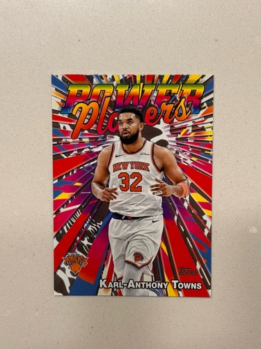 2025-26 Topps - Power Players Karl-Anthony Towns #PP-4 New York Knicks