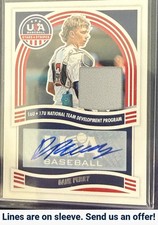 2024 Panini Stars & Stripes USA Baseball Dane Perry Signatures Materials