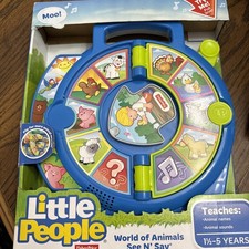 Fisher-Price Little People World of Animals See  n Say Toddler Musical Learning