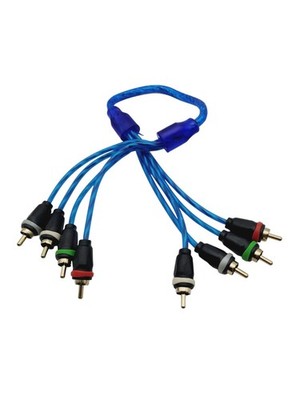 RD AUDIO 1.5FT 4-CHANNEL TWISTED PAIR AUDIOPHILE GRADE INTERCONNECT CABLE COPPER