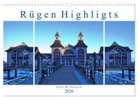 RüGen Highlights (Wandkalender 2026 Din A3 Quer), Calvendo Monatskalender