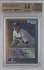 2010 Bowman Chrome USA Stars Nick Delmonico Nicky BGS 9.5 GEM MINT Auto 0d4