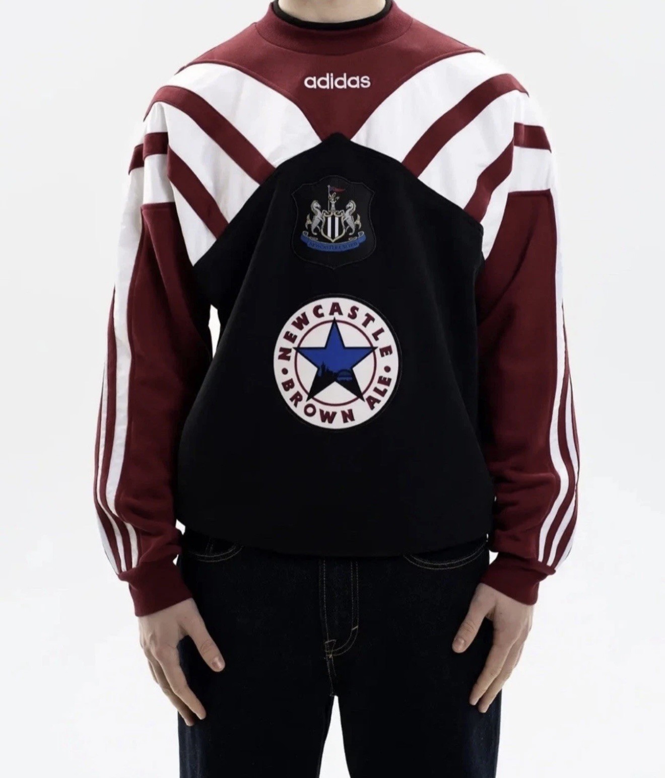 Adidas Newcastle United 95/96 Sweatshirt Small BNWT thumbnail 3