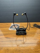 TV Ears 5.0 Digital Wireless Headset 21502F w/Digital Base and Optical Cable