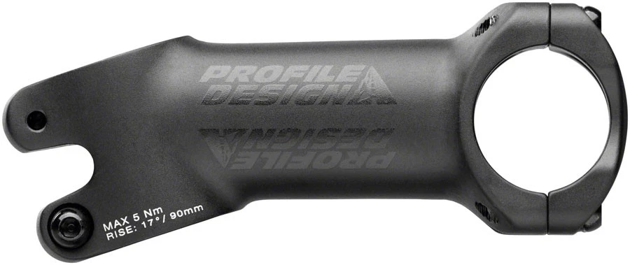 Profile Design 1/Seventeen Alloy 3D Forged Bike Stem 90mm +/-17 Black - Image 4 of 4