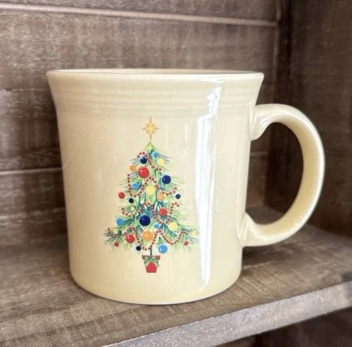 Homer Laughlin HLC Yellow Fiesta Christmas Tree Coffee/Tea Mug