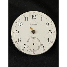 1899 Waltham Pocket Watch Movement No. 610 16s 7j -- READ --