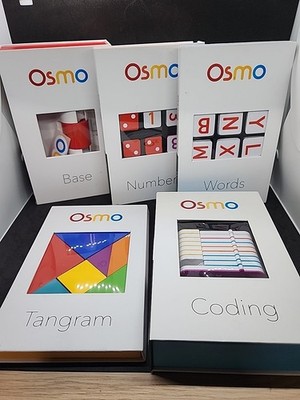 Osmo Bundle Lot - Coding, Base, Numbers, Words, Tangram