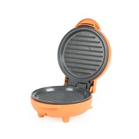 Giles & Posner Funfair Mini Griddle – Oil-Free Cooking, Compact, Orange