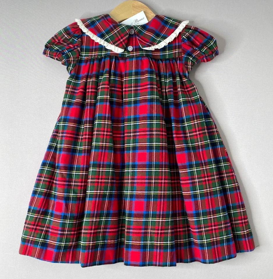 Vestido Flotador Bailey Boys Rojo Gales Tartán Franela Cuadros Nuevo con Etiquetas Niñas 24 Les Navidad Foto 3 de 4