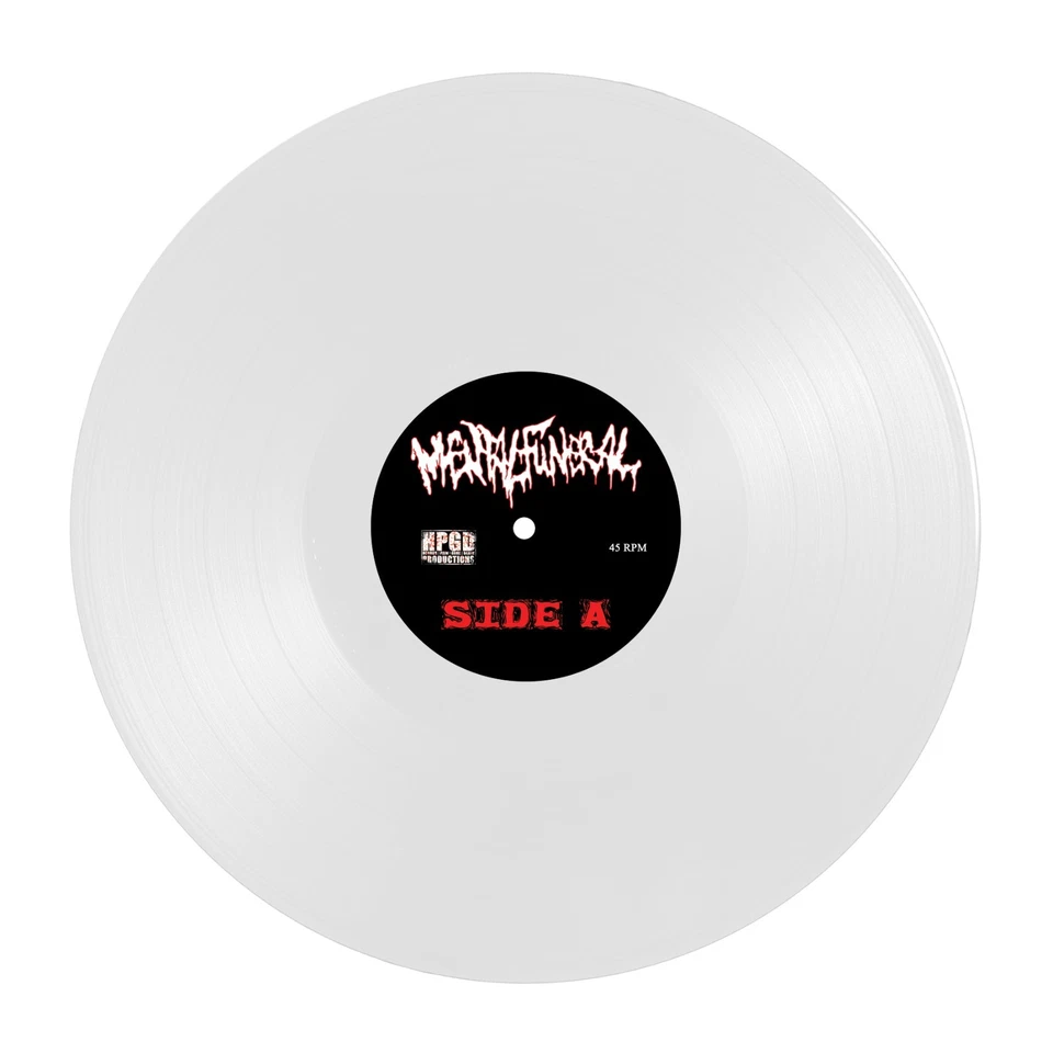 MENTAL FUNERAL LP White Record NEW! Autopsy Incantation Death Metal Vinyl - Image 2 of 4
