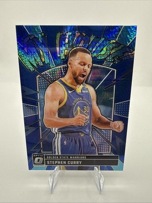 2024-25 Panini Donruss Optic - My House Stephen Curry #17 Blue Hyper Prizm /175