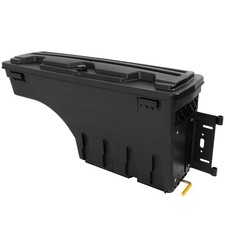 Truck Bed Toolbox Ford F-250 Super Duty 2017-2022 Driver Side Lockable Abs Black