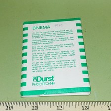 DURST BINEMA 66 Glass for Negative Carrier M805