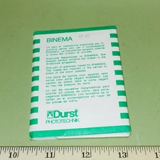 DURST BINEMA 66 Glass for  Negative Carrier M805