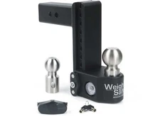 Weigh Safe SWS8-2 8" Drop Hitch 2" Shank Adj Ball Mount w/2" & 2-5/16" Balls
