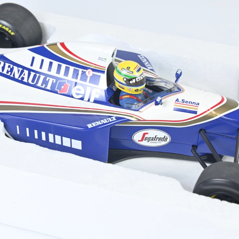 MINICHAMPS 1/18 Williams FW16 Ayrton Senna #2 1994 elf renault Diecast Japan - Image 4 of 4