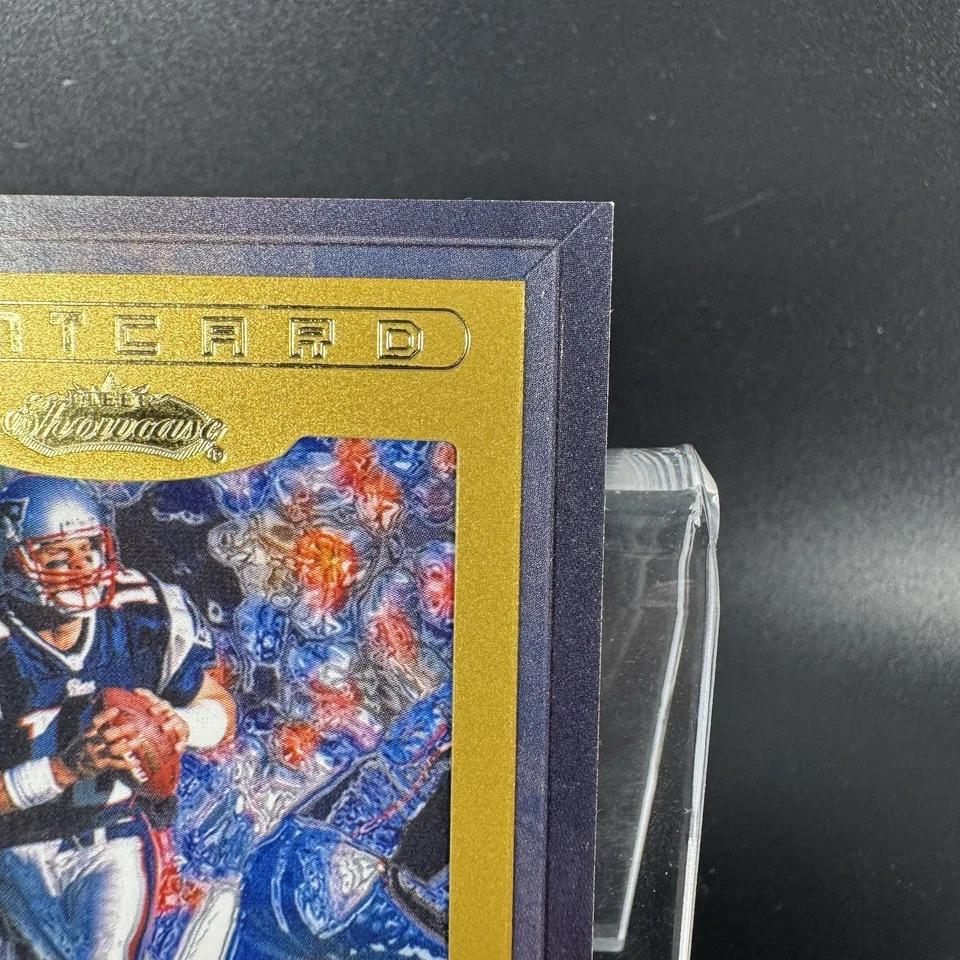 Tom Brady 2002 Fleer Showcase #126 Avant Card Legacy Collection /100 - Image 3 of 4