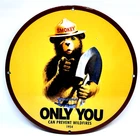 Smokey the Bear – Prevent Forest Fires – Vintage Porcelain Advertising Sign