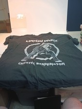 (1) Pre-owned 2XL Y2K Linkin Park Chester Bennington Black Band T-shirt  Rare.