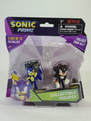 Sonic Prime Series 2 Pack Collectible Action Figures - Rare Shadow & Prism Shard