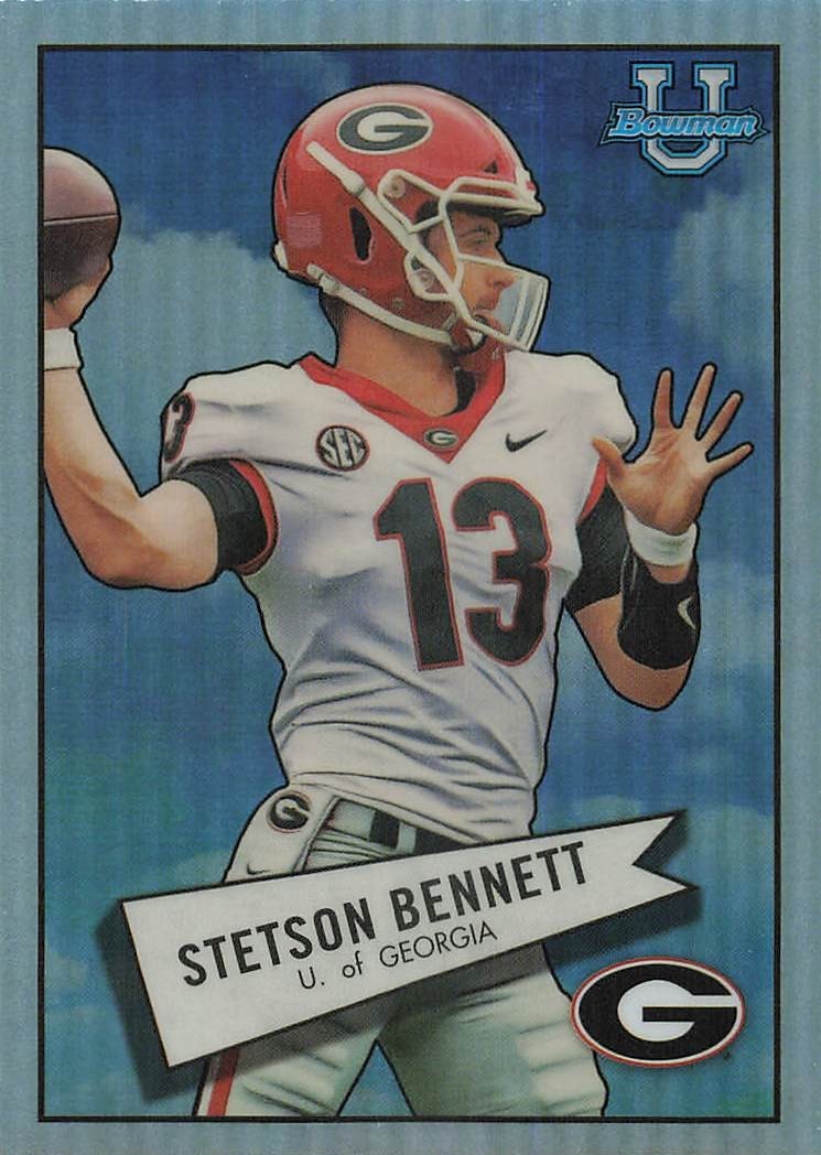 2022 Bowman University Chrome - 1952 Bowman Stetson Bennett #52BF-17 (RC)