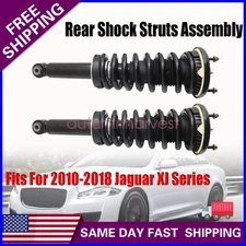 For 2010-2018 Jaguar XJ Series 2X Rear Shock Struts Assembly Coil Spring LH & RH
