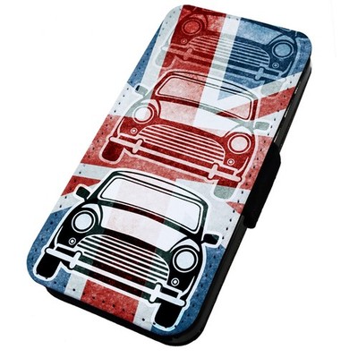 Bedruckte Flip Handyhülle iPhone, Samsung & Huawei Classic Mini Union Jack