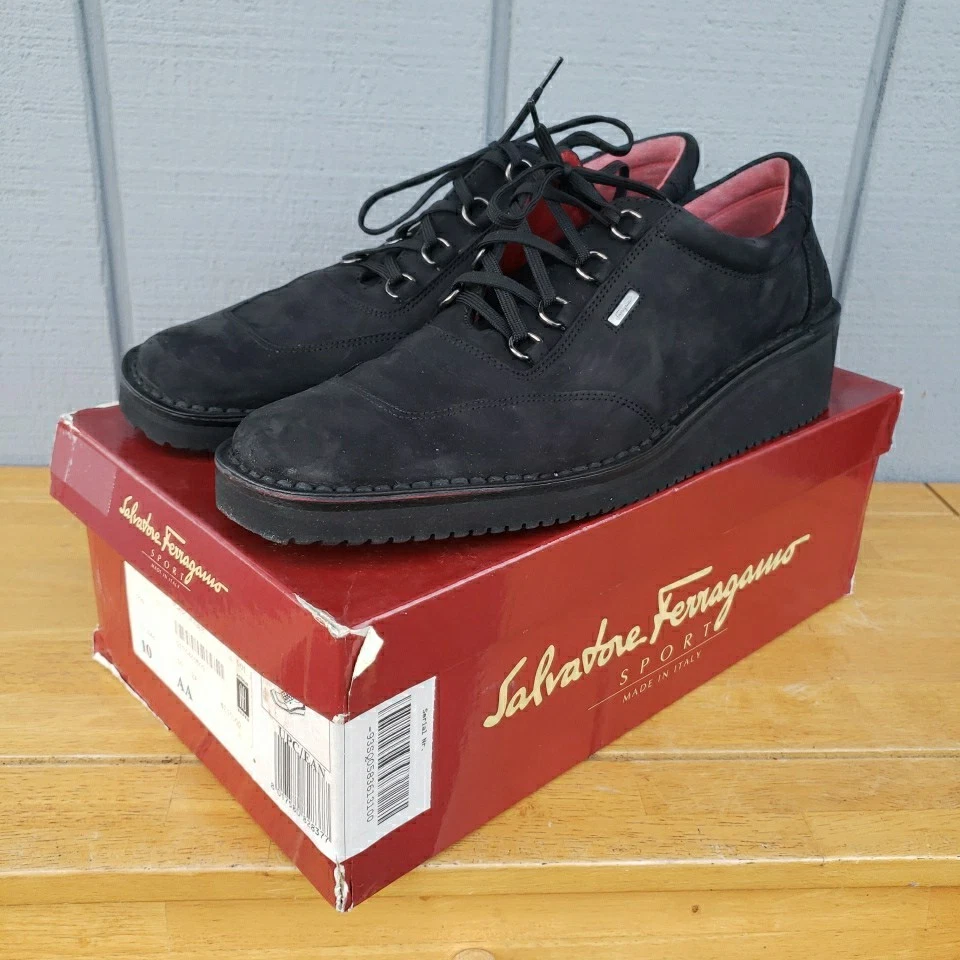 Salvatore Ferragamo Oxford Suede Comfort Shoes for Women for  display picture 1