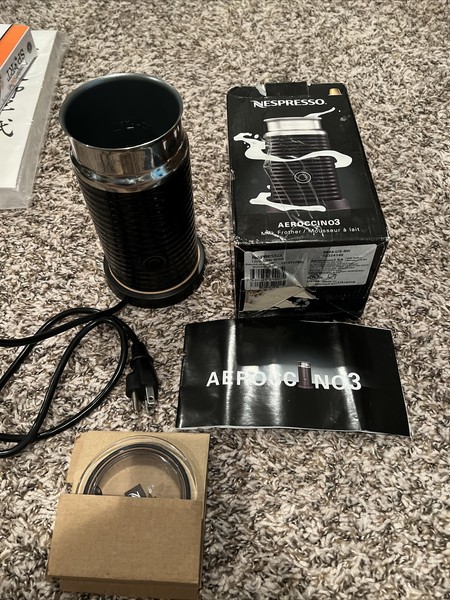 Nespresso Aeroccino3 Milk Frother - 3694-US-BK Photo Related