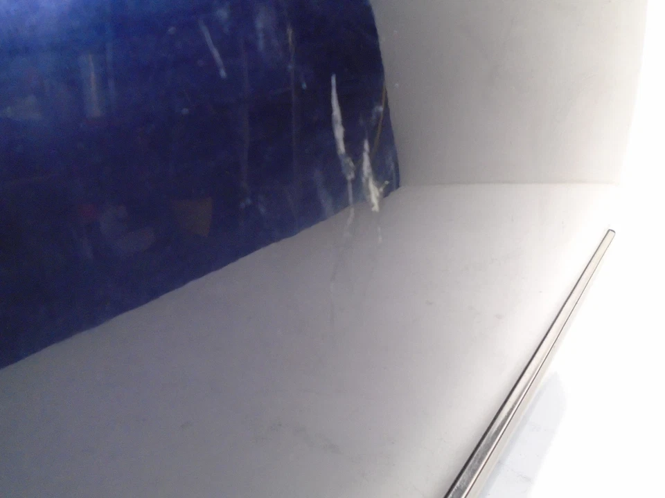 1997-2003 BMW 540i E39 Front Left Driver Side Door Shell Dark Blue OEM LK805104 - Image 4 of 4