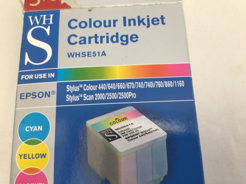 W H Smith Epson Colour inkjet cartridge WHSE51A for use with Epson colour - Picture 2 of 6