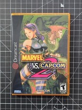 Dreamcast Marvel vs Capcom 2 Custom Case WIth Insert - NO Game or Manual
