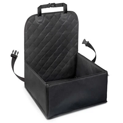 WILTEC Fudajo Autositz kleine bis mittlere Hunde 100x45 cm Sicherheitsgurt Hundesitz